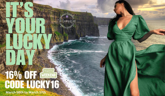 16% OFF St Patrick's Weekend Sale Site Wide Summer Apparel!