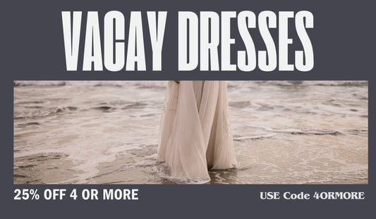 Vacation Dresses 25% OFF When you buy 4 Or More