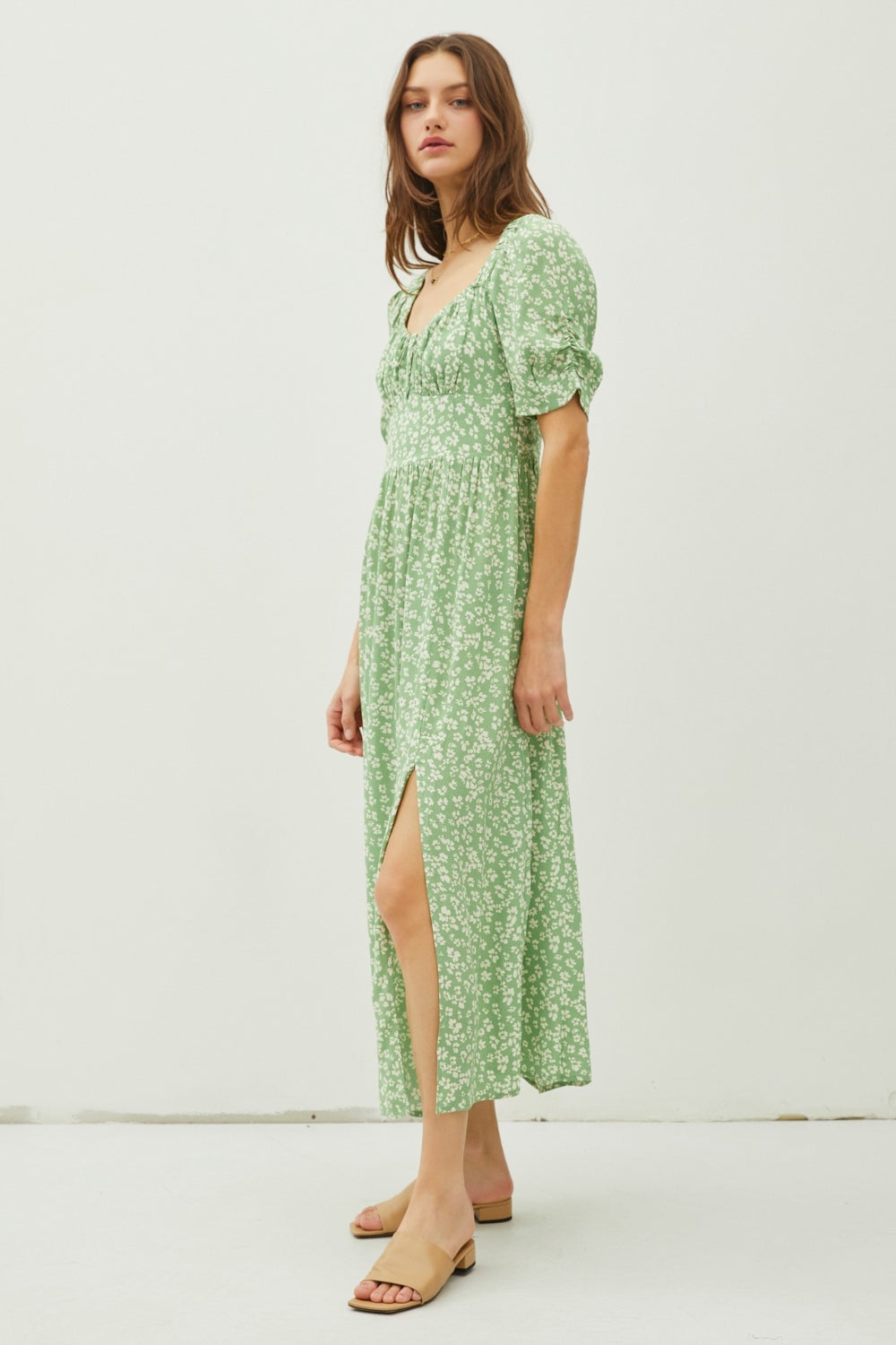 Cap Sleeve Summer Maxi Dress