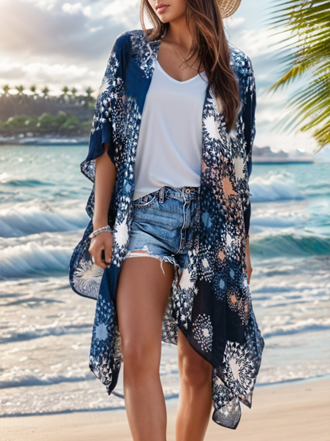 Beachy Women's Kimono