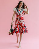100% Cotton Bold Bloom Dress