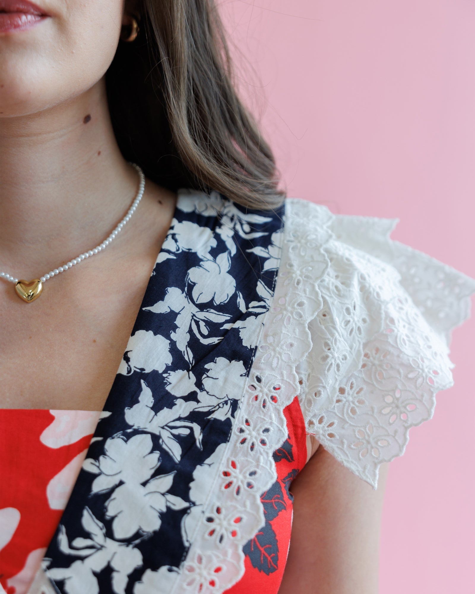 100% Cotton Bold Bloom Dress