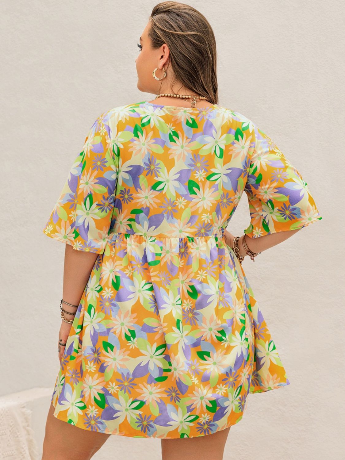 Plus Size Mini Vacation Dress