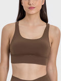 Crisscross Scoop Neck Active Yoga Tank