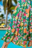 Floral Tiered Maxi Summer Dress