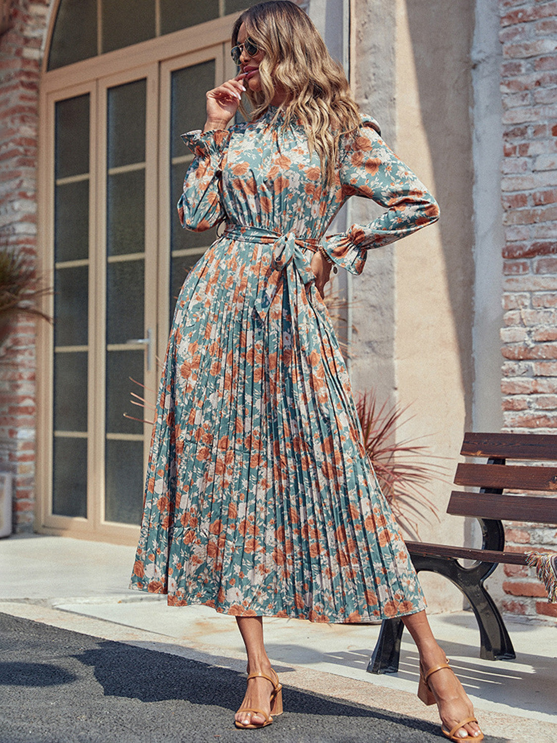 PMidi Long Sleeve Dress