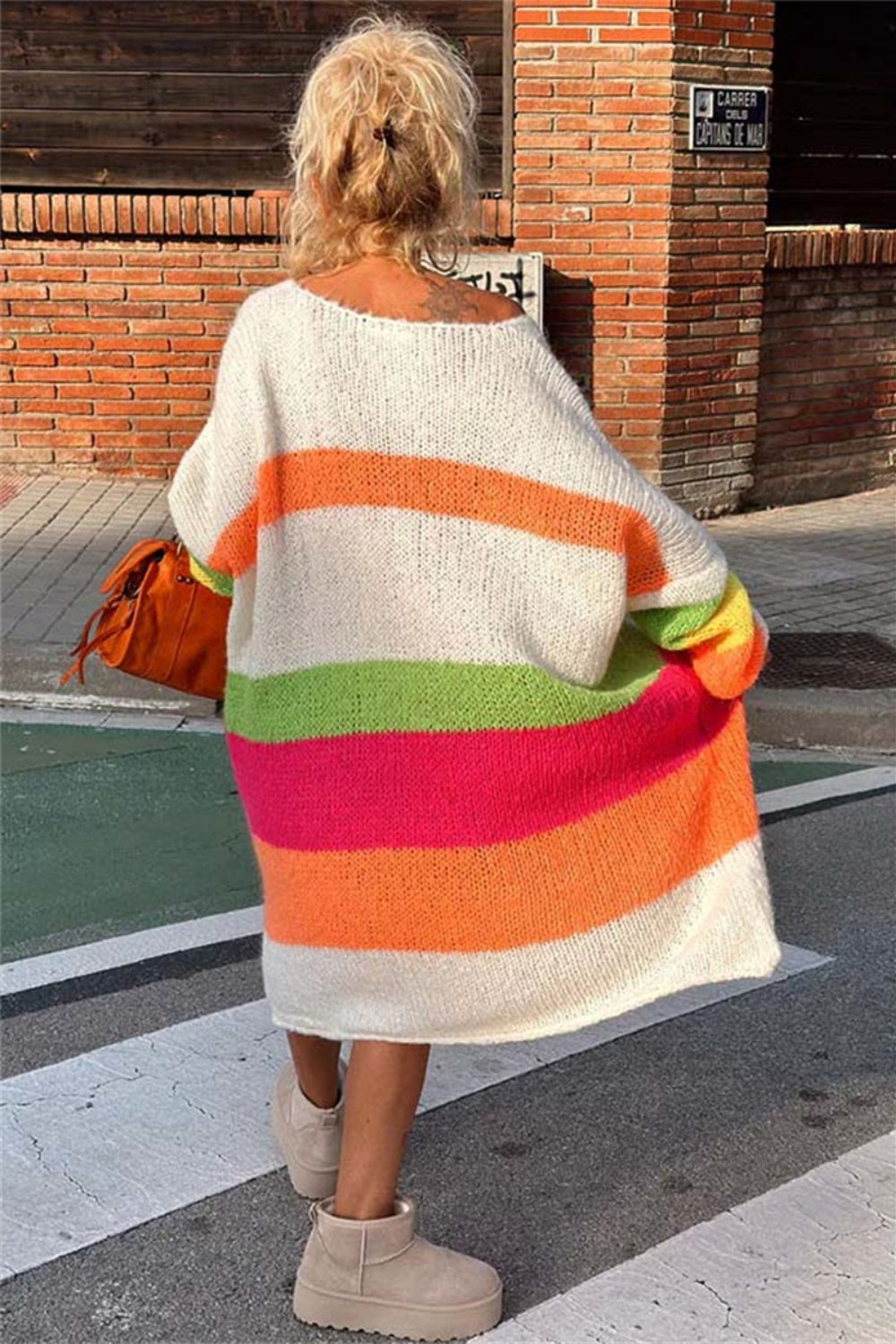 Beachy Peace Midi Sweater Dress