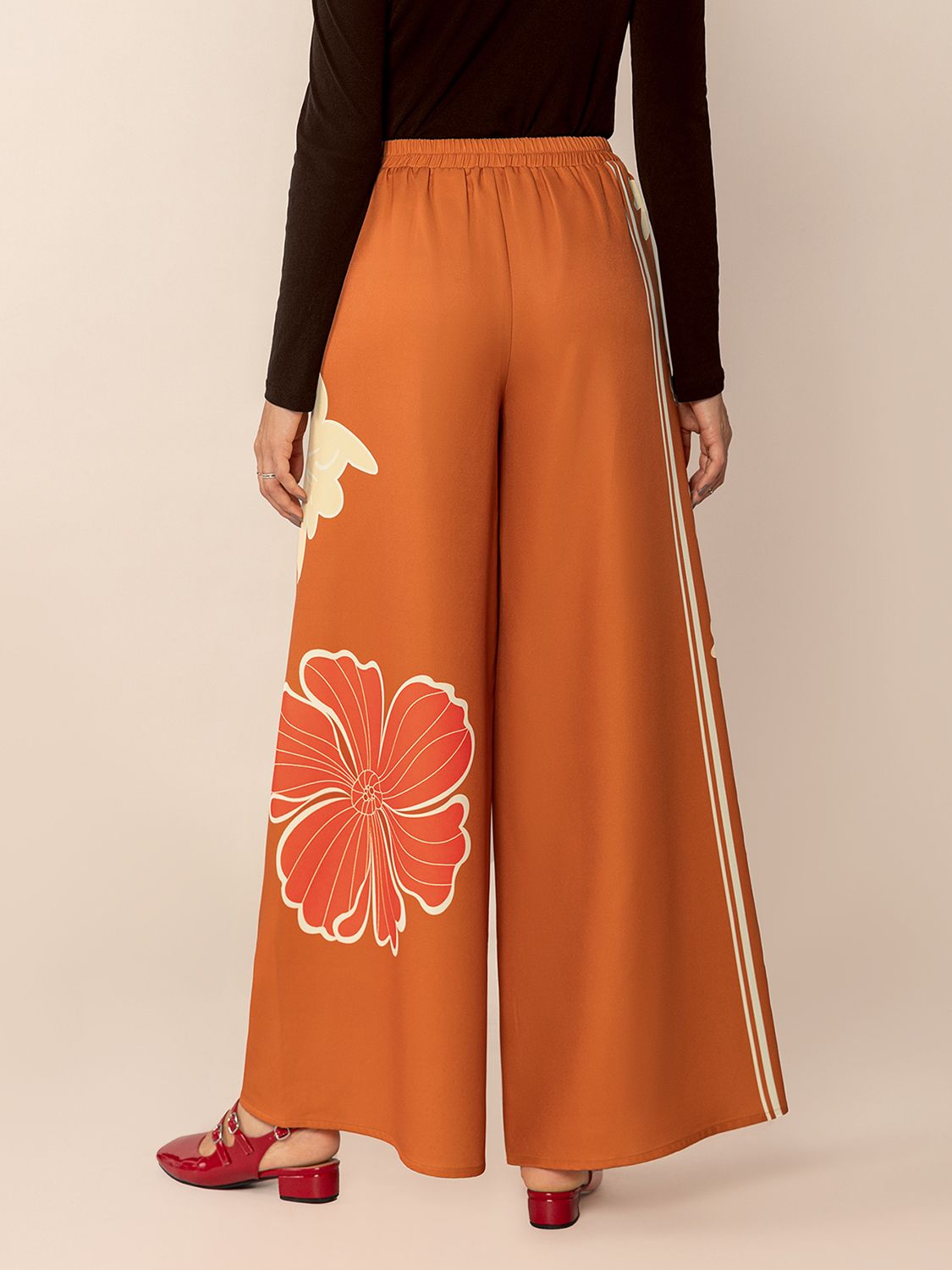 Floral Boho Wide Leg Resort Pants