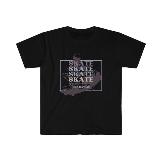 Skate Shirt, Land on this Unisex Soft Skate T'Shirt from The Landing World Hilo Hawaii
