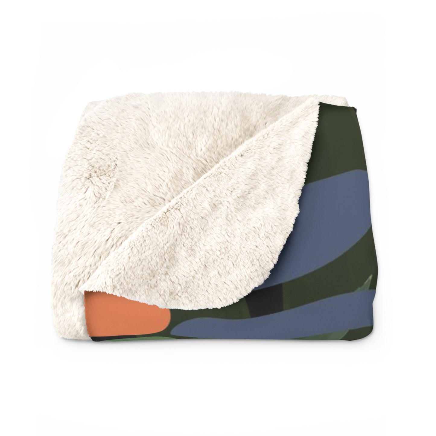 Bird of Paradise Sherpa Fleece Blanket, Tropical Designer Blanket, Tropical Gift for Home
