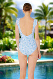 Marina West Swim Full Size Float Ruffle Faux Wrap One-Piece Swimsuit