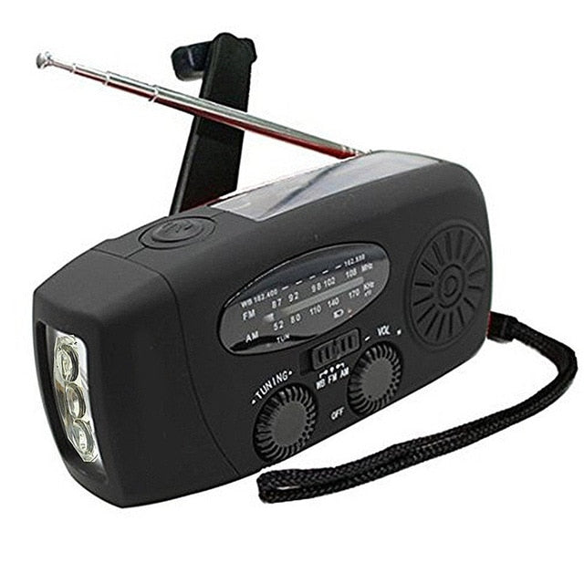 Portable Emergency Radio LED Flashlight