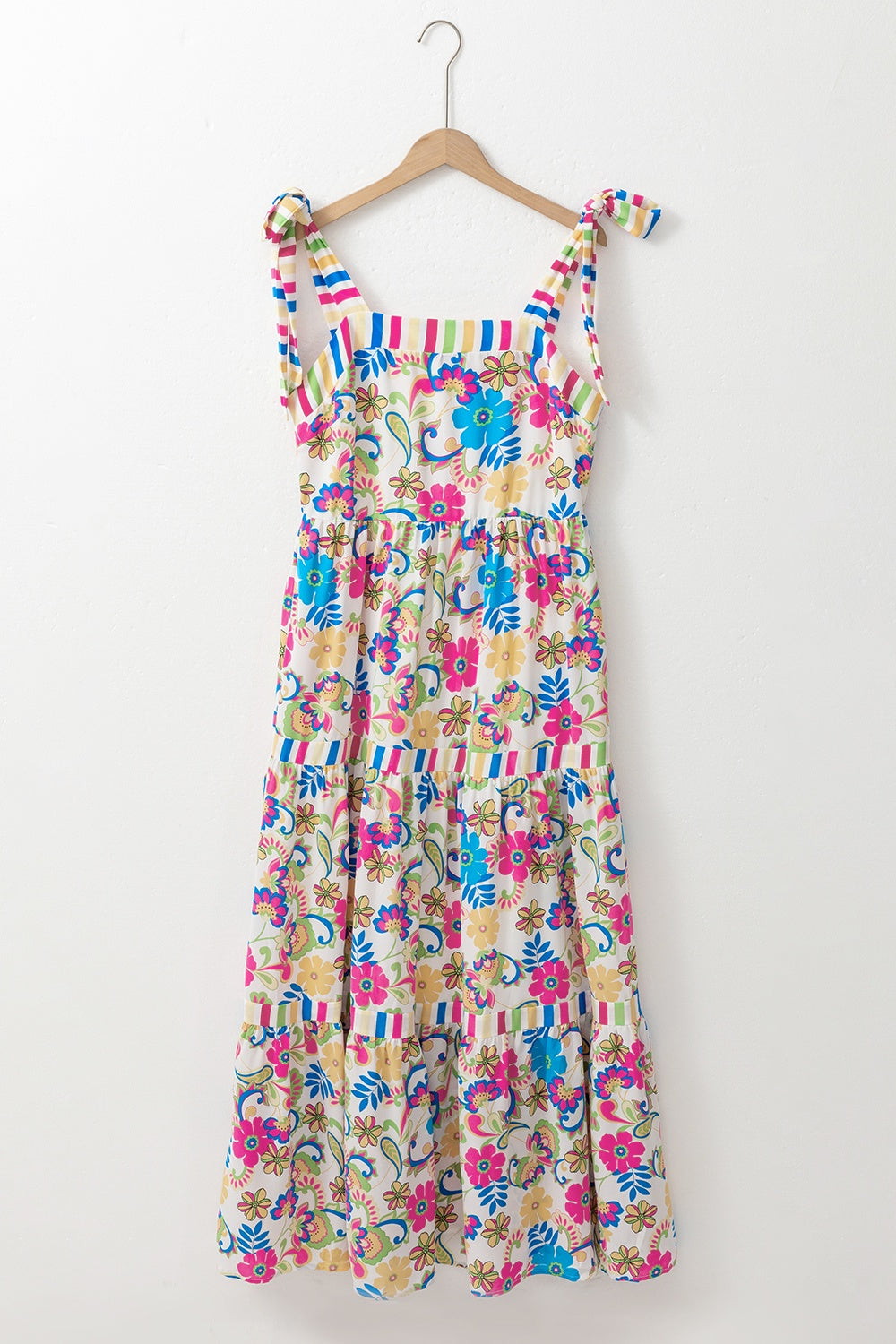 Floral Sleeveless Summer Maxi Dress