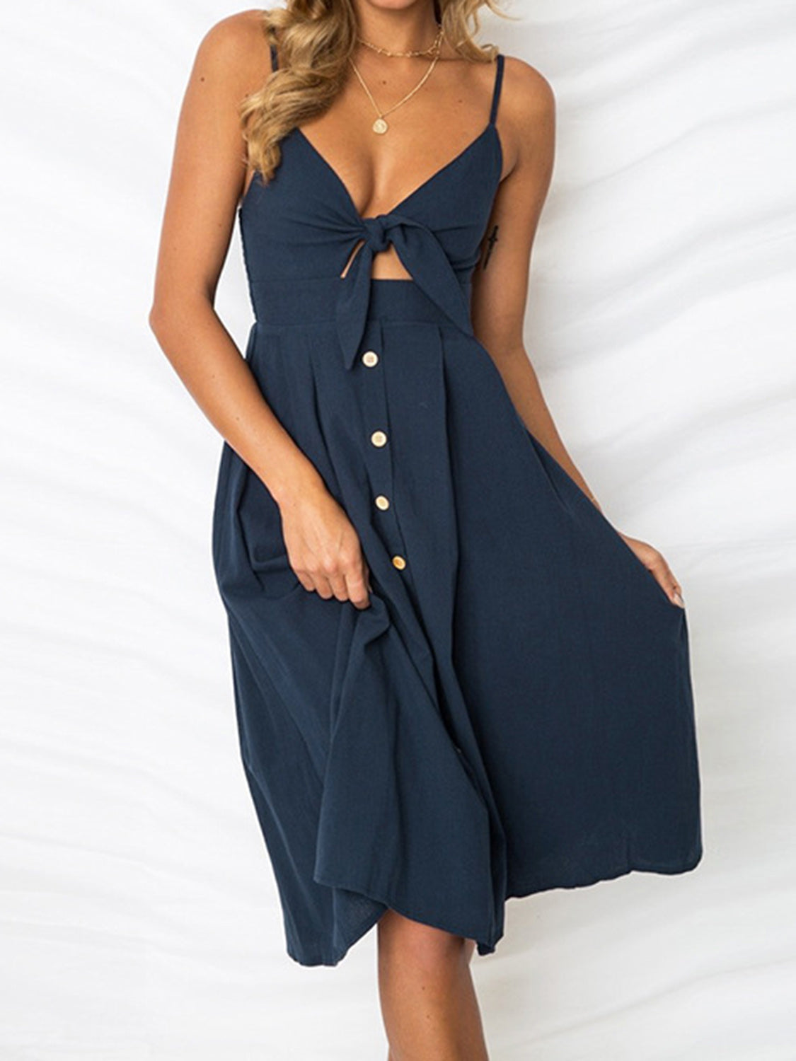 Sweetheart Neck Cami Resort Dress