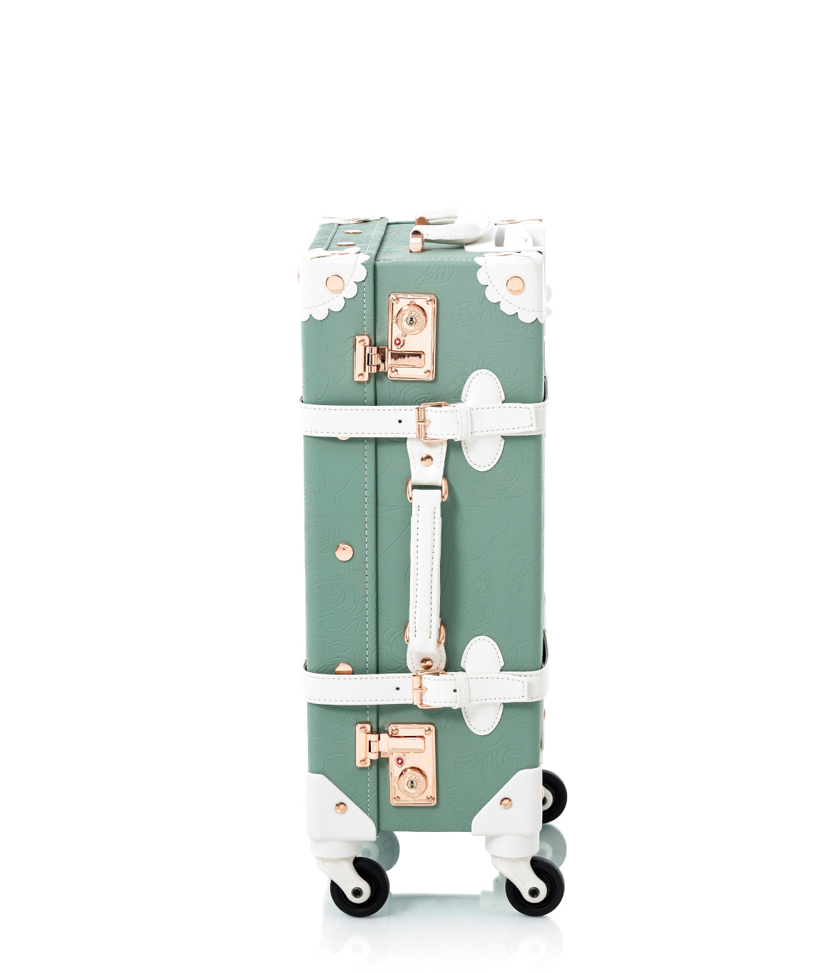 Handcrafted WildFloral Carry-on - Embossed Mint