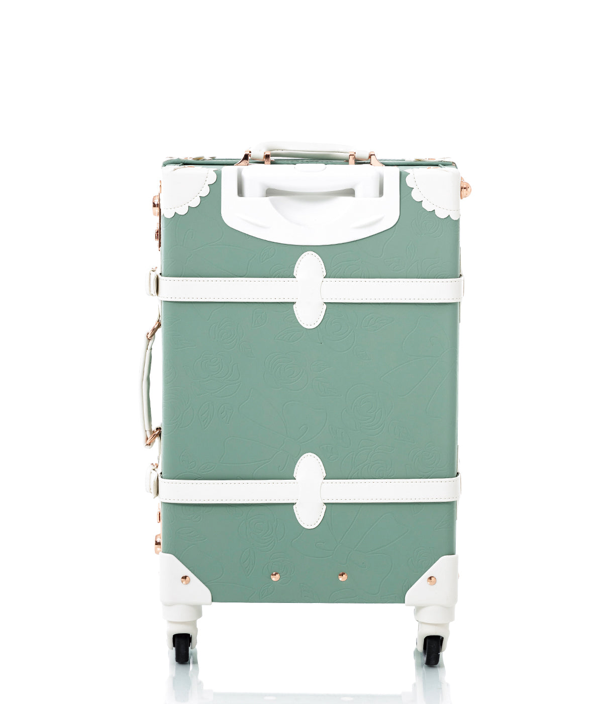 Handcrafted WildFloral Carry-on - Embossed Mint