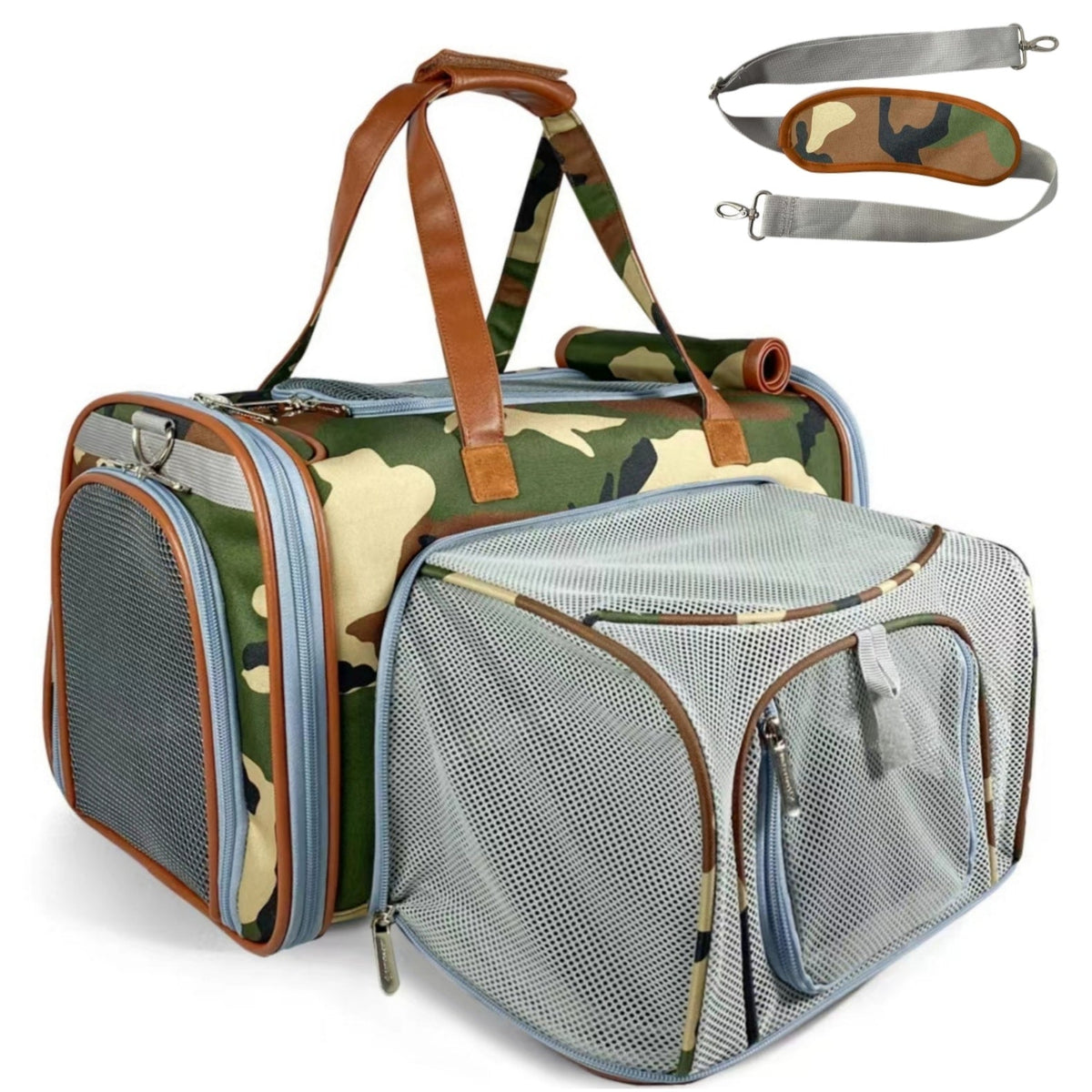 Tropical Standard Size Airline Compliant Expandable Pet Carrier
