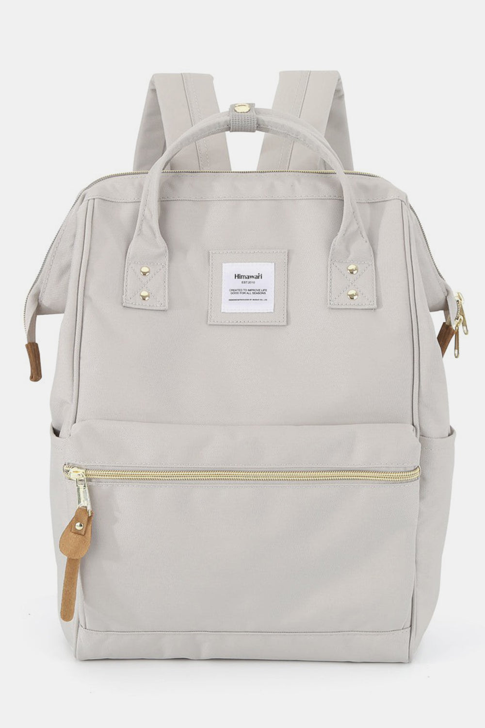 Waterproof Canvas Backpack Bag with Side Pockets