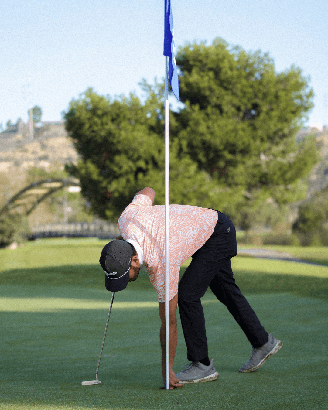 Creamsicle Mens Golf Shirt