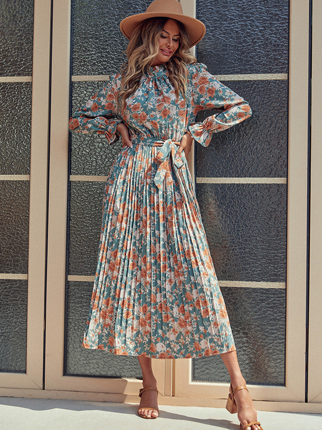 PMidi Long Sleeve Dress