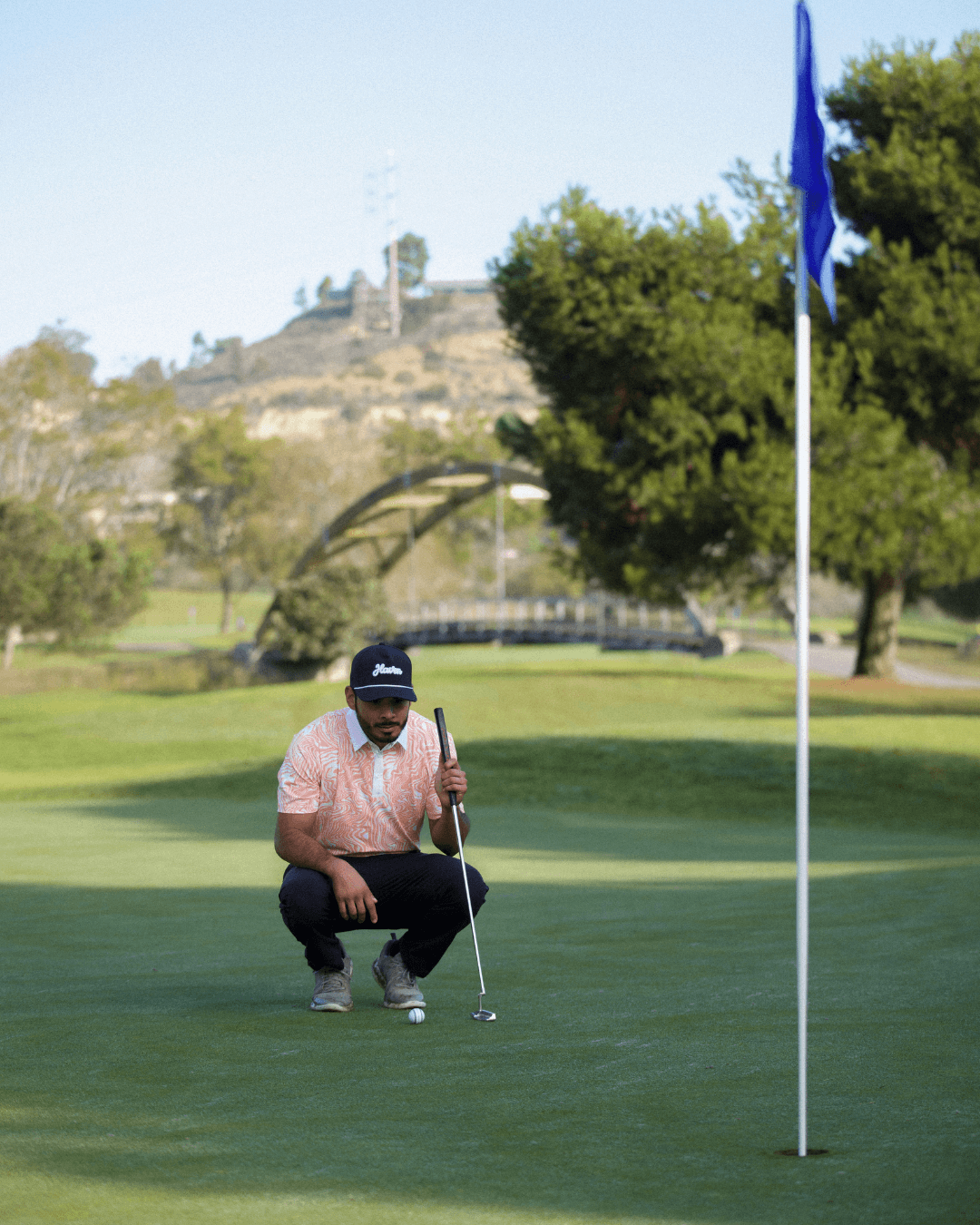 Creamsicle Mens Golf Shirt