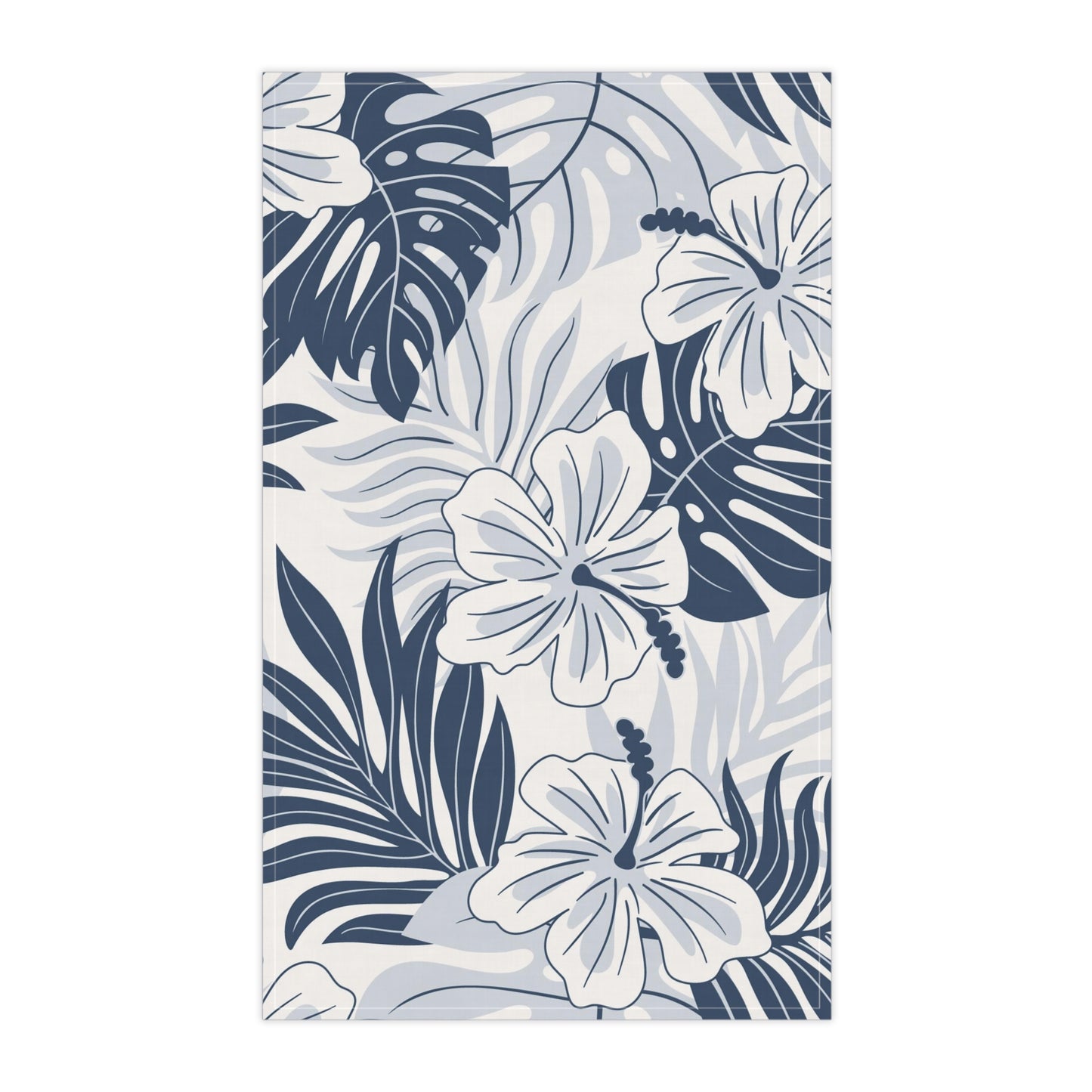 Aloha Hand Drawn Tropical Hawaiian Kitchen Towel