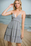 Frill V-Neck Cami Summer Dress