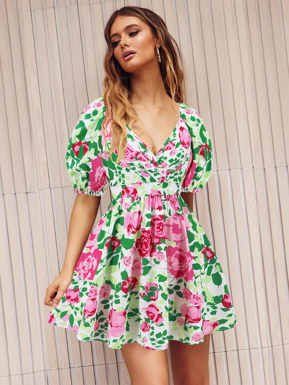 Mini Floral Summer Dress