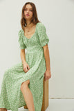 Cap Sleeve Summer Maxi Dress