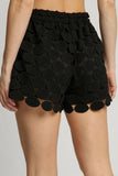 Full Size Polka Dot Lace Resort Shorts