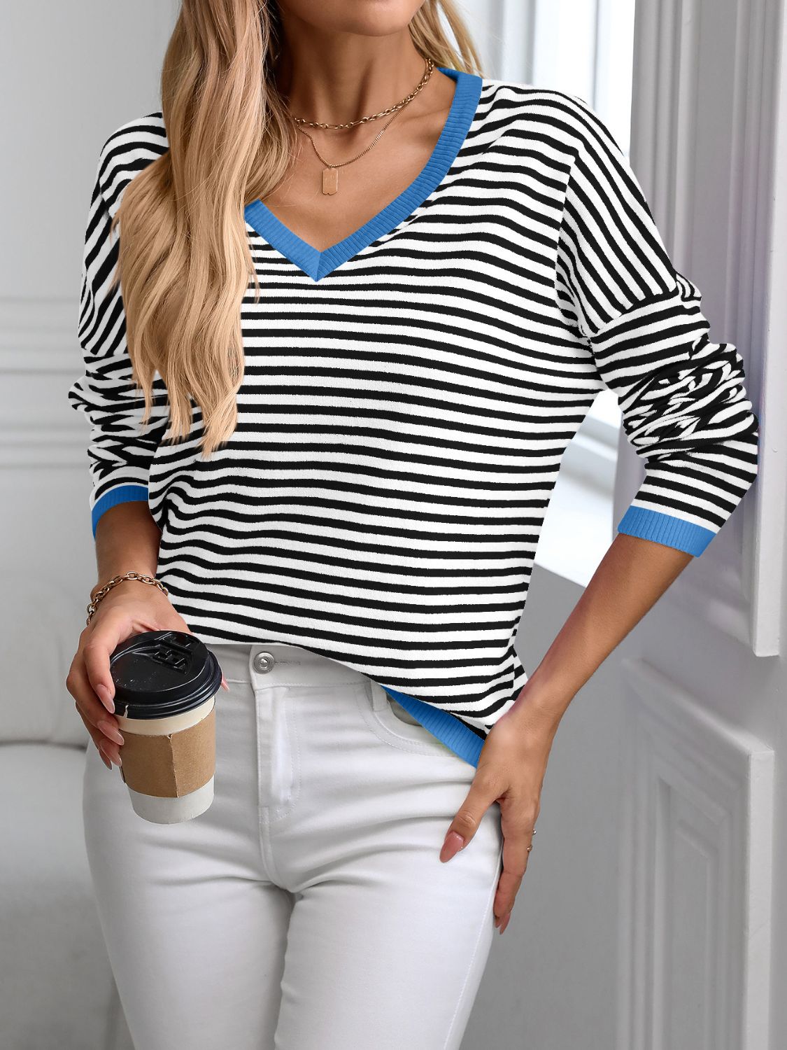 Long Sleeve Knit Top