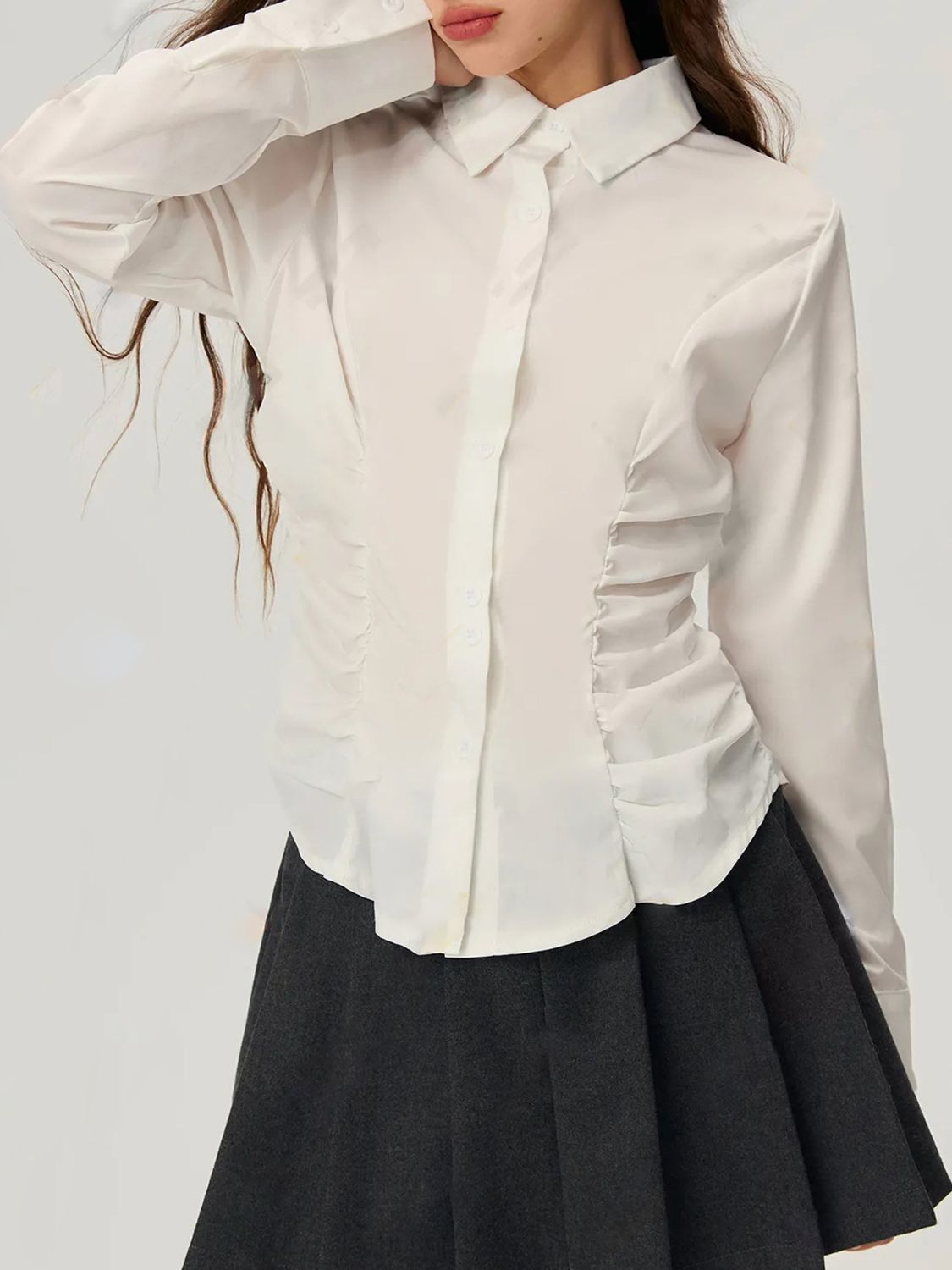 Long Sleeve Resort Blouse