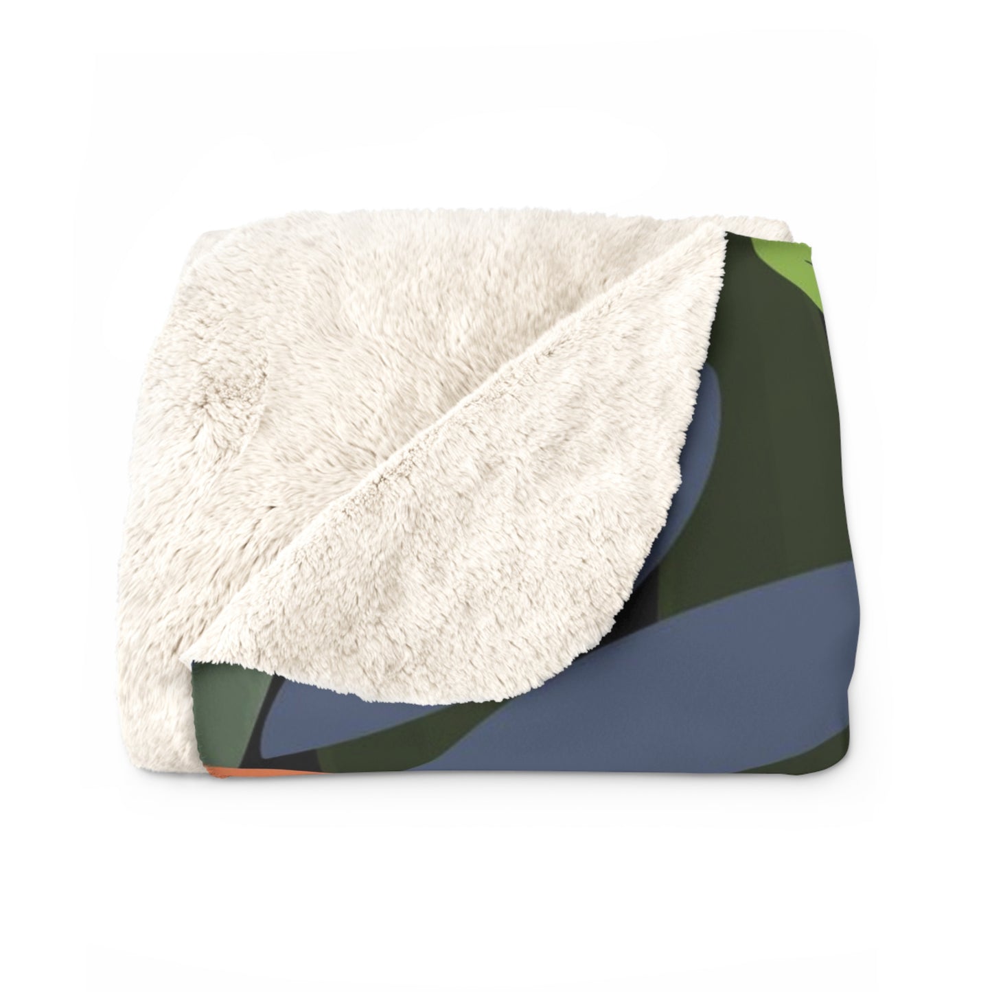 Bird of Paradise Sherpa Fleece Blanket, Tropical Designer Blanket, Tropical Gift for Home