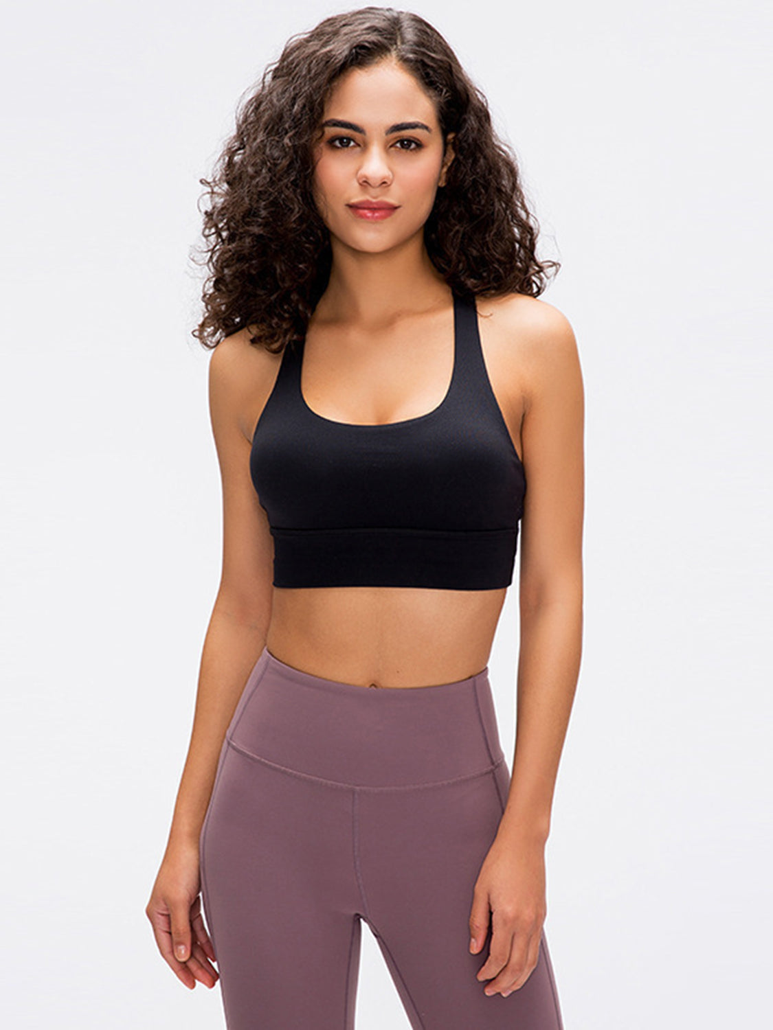 Crisscross Scoop Neck Active Yoga Tank