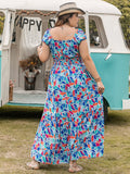 Plus Size Floral Maxi Dress