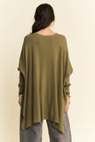 Batwing Sleeve Olive Resort Top