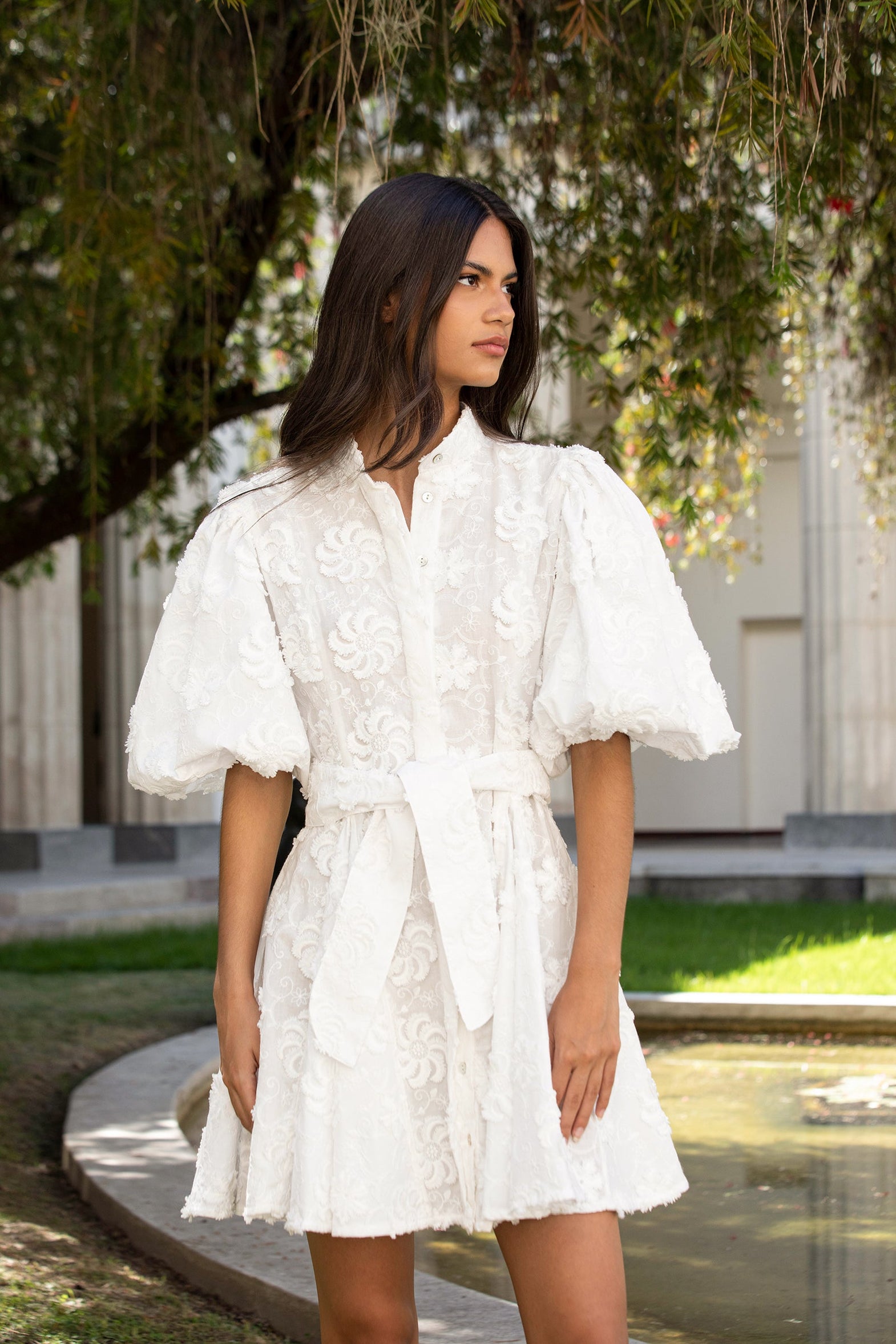 short dresses for beach vacation Sexy Short White Summer Dress Beach Dress – FancyVestido main image 0