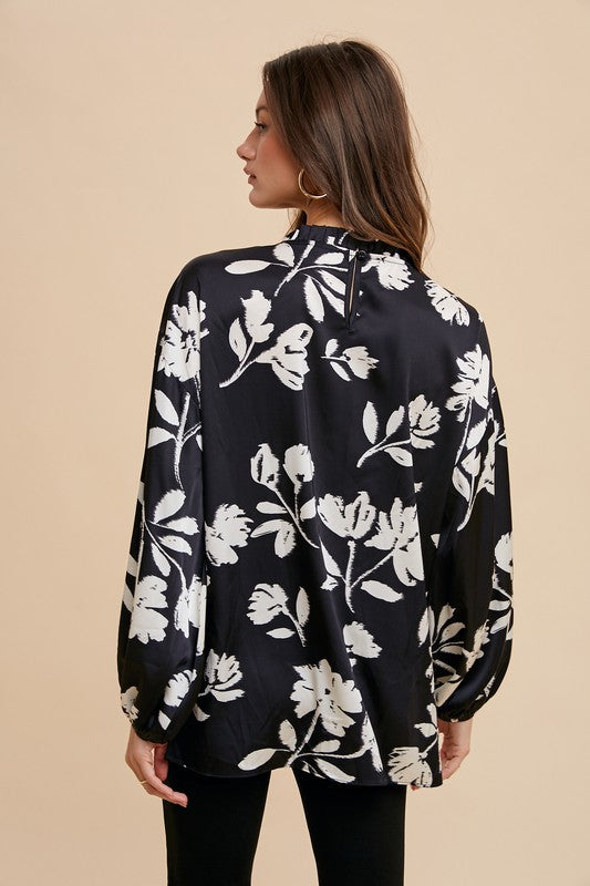 Balloon Sleeve Resort Blouse