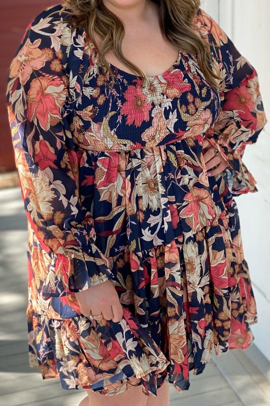 Plus Size Aqua Silk Dress Drop Waist Style | Lindsey Brown – Lindsey Brown  Designer Resortwear