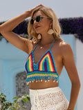 Crochet Halter Neck Swim Top