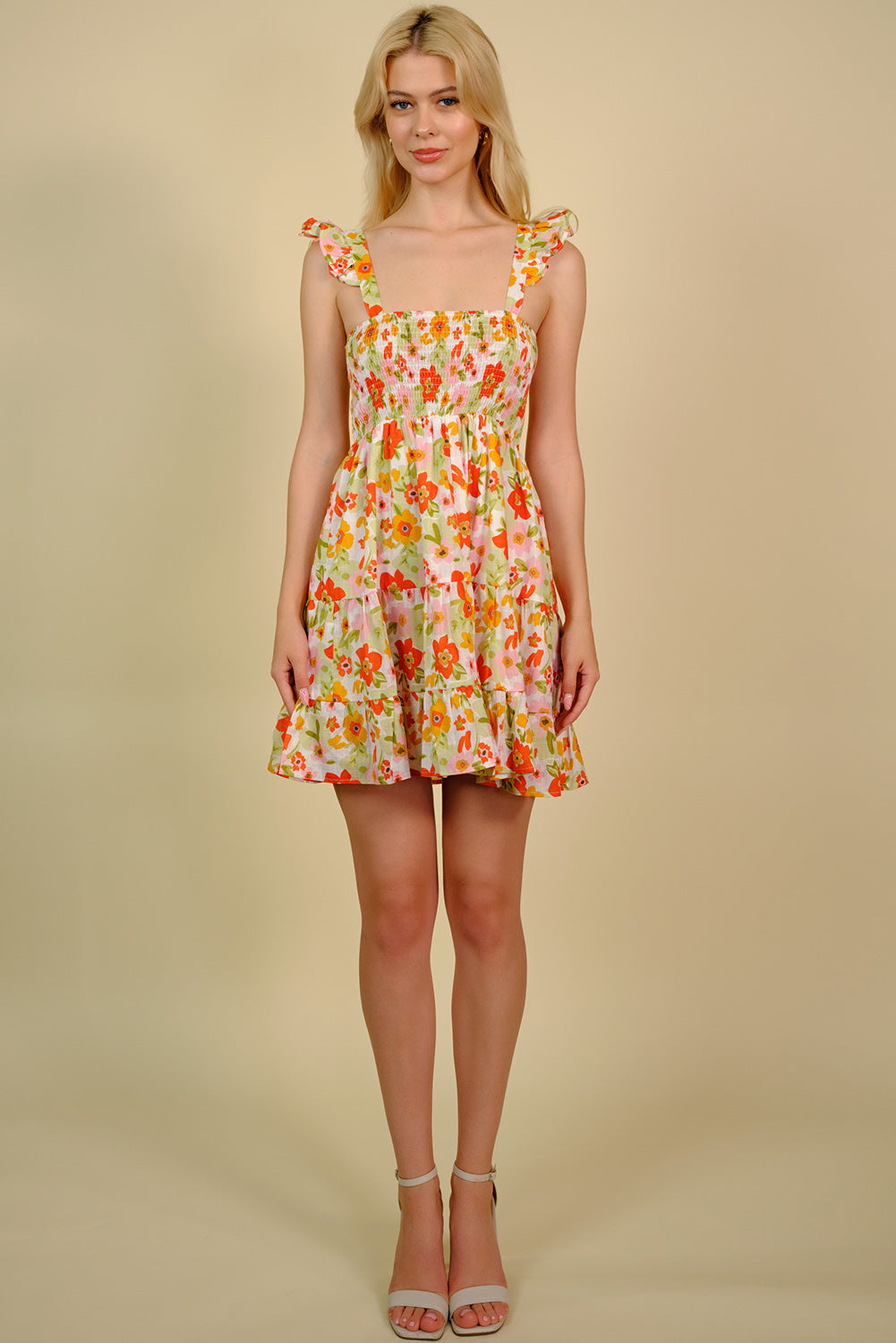 Floral Teen Mini Summer Dress