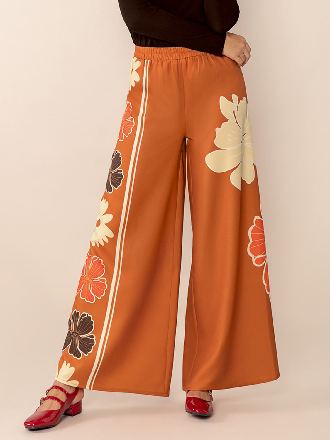 Floral Boho Wide Leg Resort Pants