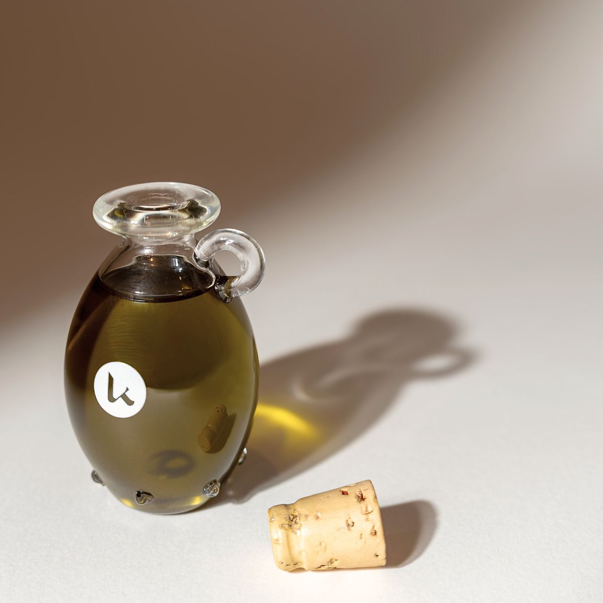 Henna Oil for Dry Hair & Scalp - Handmade glass amphorae bottle