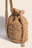 Braided Single Strap Drawstring Bag