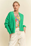 Open Front Drop Shoulder Cardigan