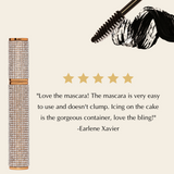 Mega Volume Vegan Mascara – Smudge-Proof with Handmade Diamond Case