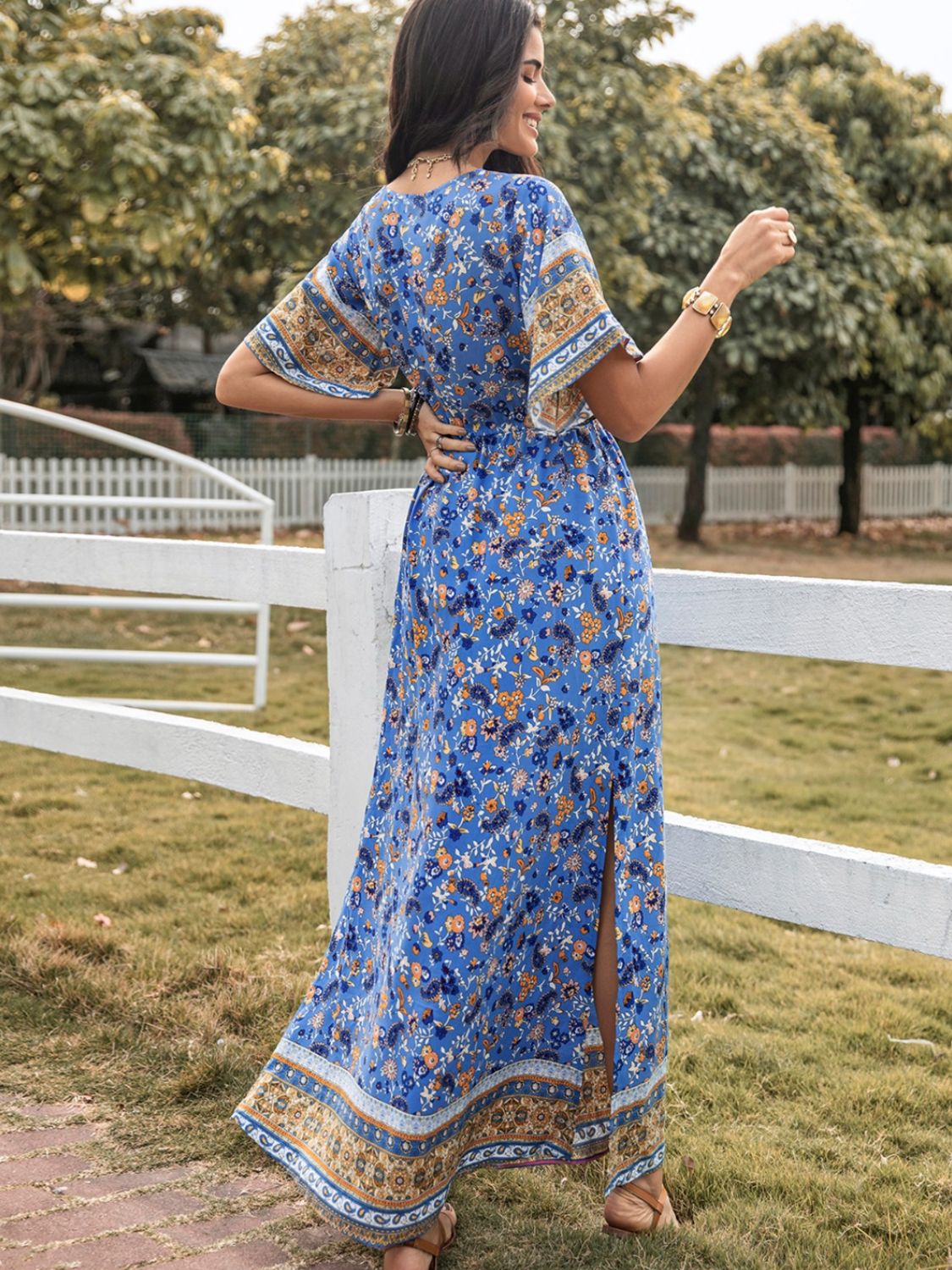 Boho Farm Girl Maxi Dress