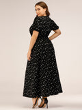 Plus Size Polka Dot Resort Maxi Dress