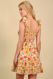 Floral Teen Mini Summer Dress