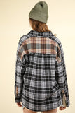 Plaid Raw Detail Shirt